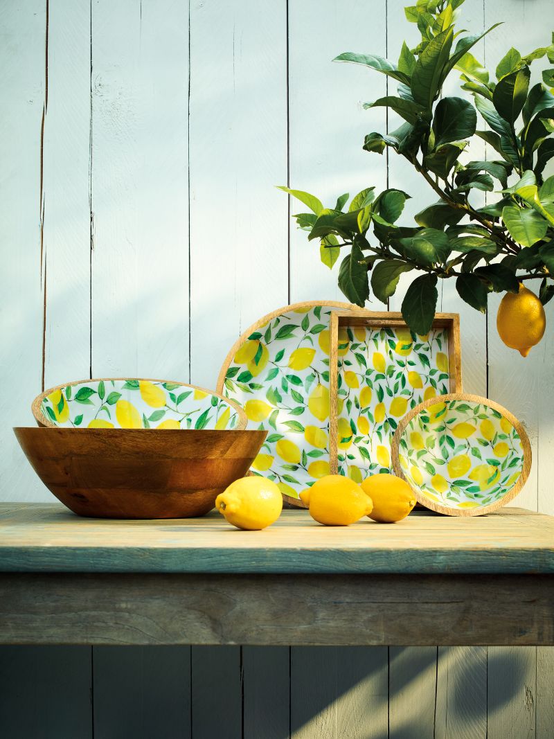 080315 LEMON Mísa na potraviny Ø 30 cm11,5 cm mangové dřevo Zassenhaus (5)